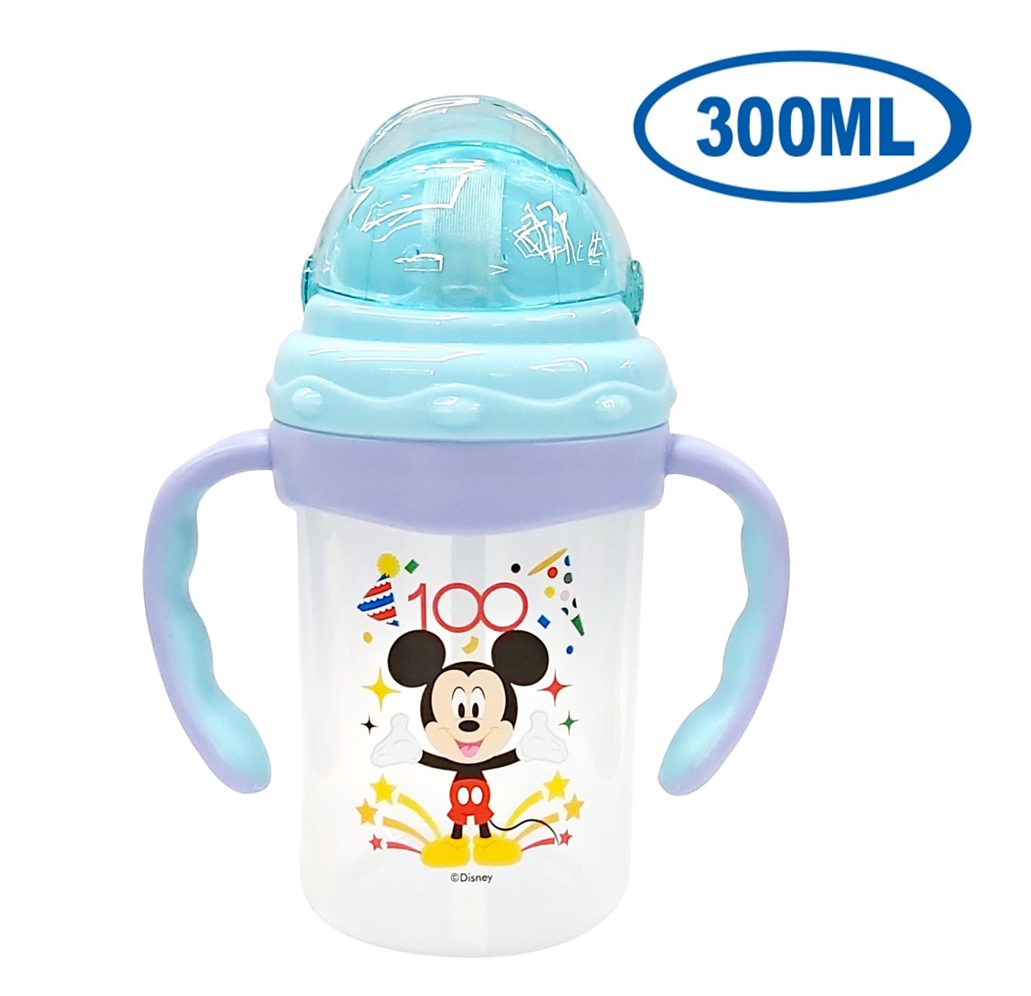 米奇 - 雙耳吸管BB杯 水樽迪士尼100周年版(300ml)