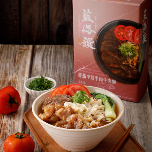 藍海饌 番茄半筋半肉麵 (2入裝)