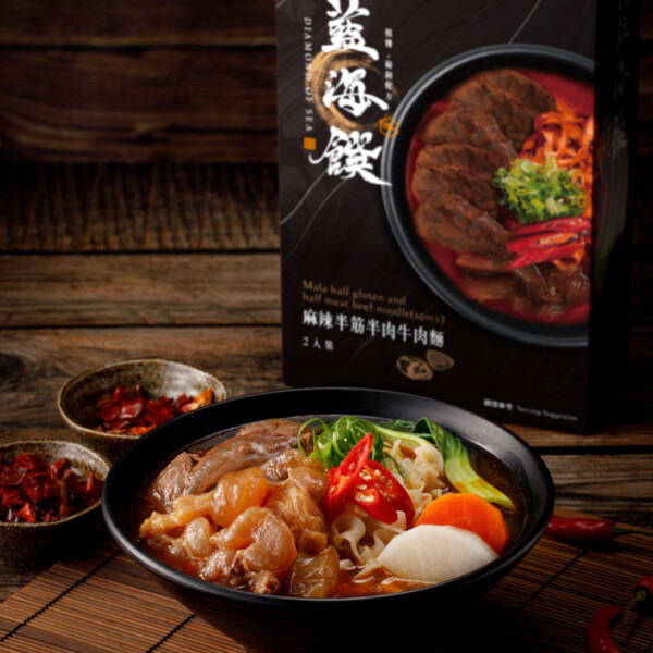 藍海饌 麻辣半筋半肉麵 (2入裝)