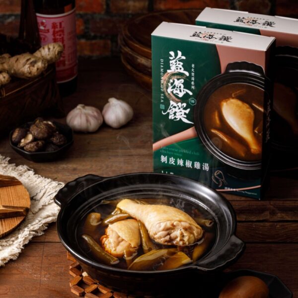 藍海饌 剝皮辣椒雞湯 (1入裝)