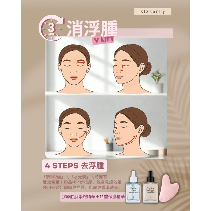 Slosophy 精華兩支裝 (送美顏刮痧按摩板) - Image 2