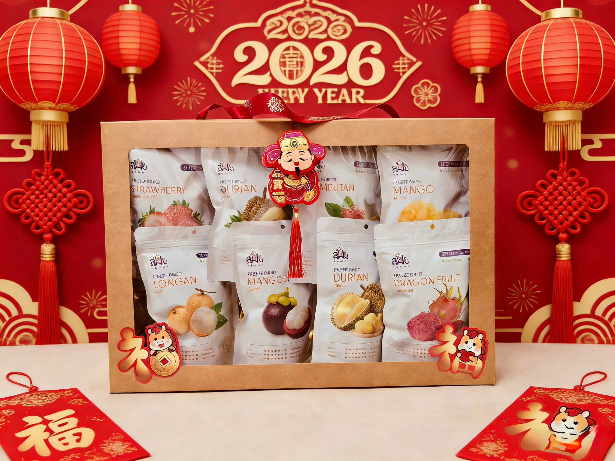 【預購】Samai 泰國凍乾生果新年禮盒 (3/5/8入裝) - Image 4