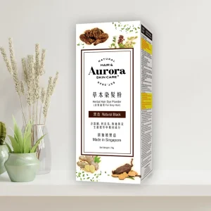 Aurora 天然草本染髮粉 (黑色) (白髮用)