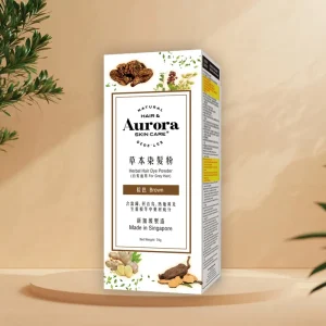 Aurora 天然草本染髮粉 (棕色) (白髮用)